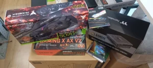 Hardware dele til gaming PC byg inkl. RTX 5070 Ti, DDR5 RAM og B650 bundkort
