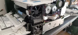 reparation af hp laser printer